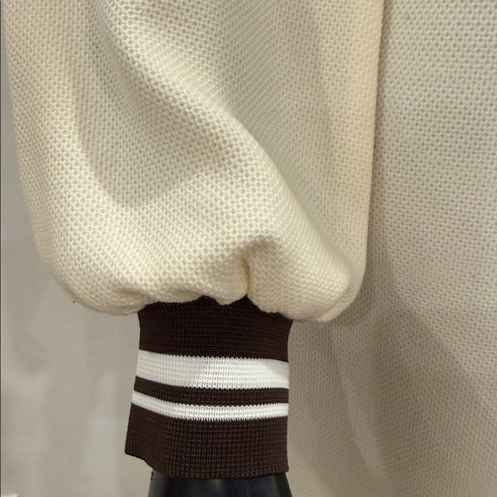 Mother of Pearl 100% Wool Knit Tie-Neck Dress – Size 4 – New - Picture 3 of 14